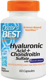 BEST Хиалуронова киселина + Хондроитинов сулфат / BEST Hyaluronic Acid + Chondroitin Sulfate / with BioCell Collagen
