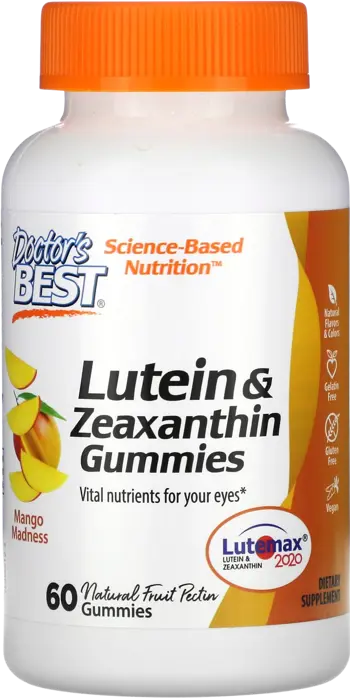 Doctor's Best Lutein & Zeaxanthin Gummies Подкрепа за зрението