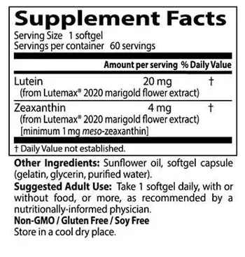 BEST Лутеин 20 мг / BEST Lutein 20 mg