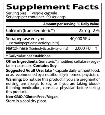 BEST Natto-Serra / Nattokinase + Serrapeptase Mix