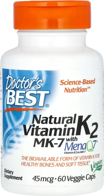 BEST Естествен Витамин К2 / Natural Vitamin K2 MK-7 45 mcg