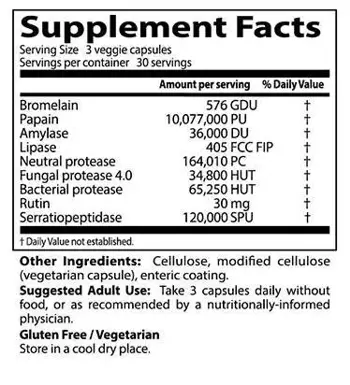 Doctor's Best Proteolytic Enzymes Широкоспектърни ензими за храносмилане и възстановяване
