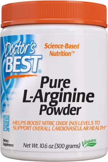 Doctor's Best BEST Pure L-Arginine Powder За повишаване на азотния оксид и издръжливостта