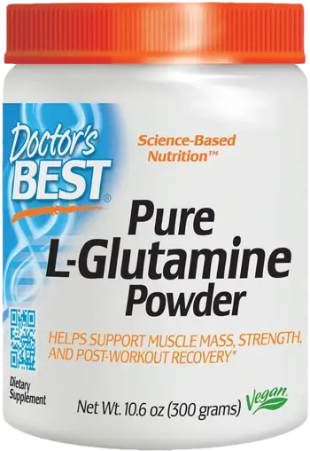 Doctor's Best Pure L-Glutamine Powder За мускулен растеж и възстановяване