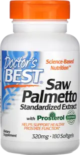 Doctor's Best Saw Palmetto 320 mg Екстракт за здрава простата