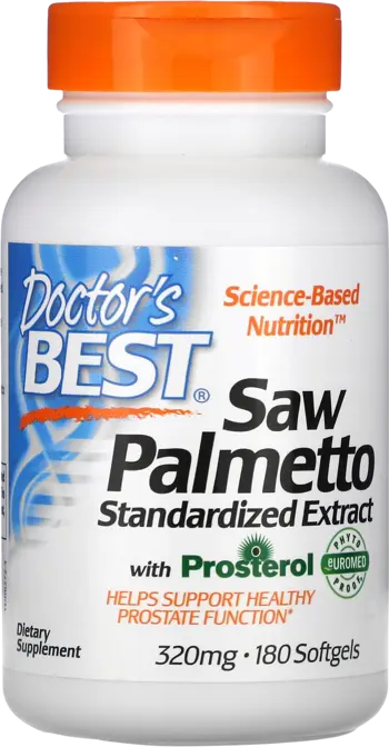 Doctor's Best Saw Palmetto 320 mg Екстракт за здрава простата
