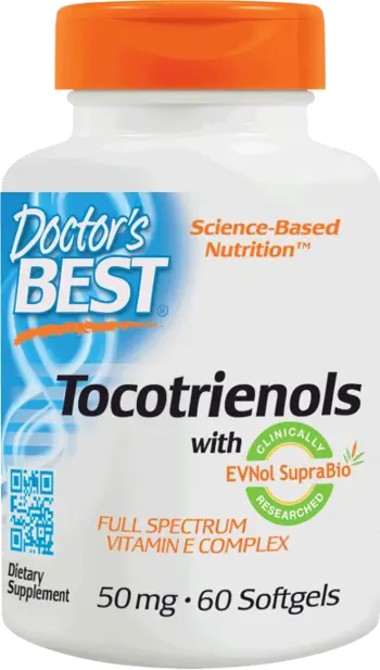Doctor's Best Tocotrienols / Vitamin E Complex 50 mg Пълен спектър Витамин Е