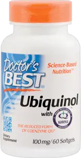 Doctor's Best Ubiquinol Kaneka QH 100 mg Активна форма на CoQ10