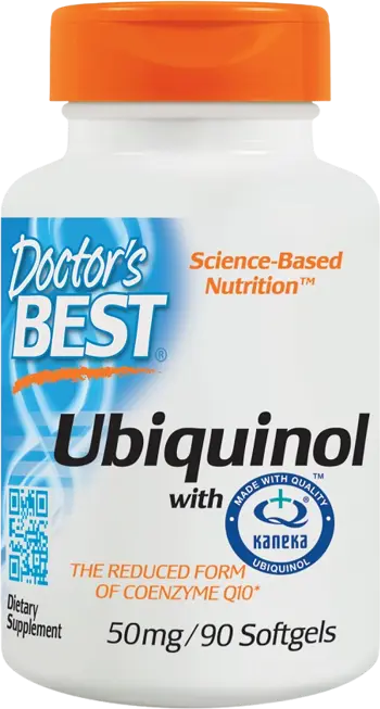 Doctor's Best Ubiquinol Kaneka QH 50 mg За сърдечно здраве и енергия