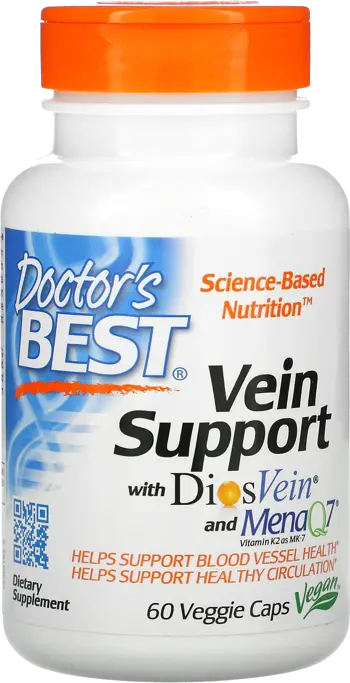 Doctor's Best Vein Support featuring DiosVein Подкрепа за здрави вени и циркулация х 60 капсули