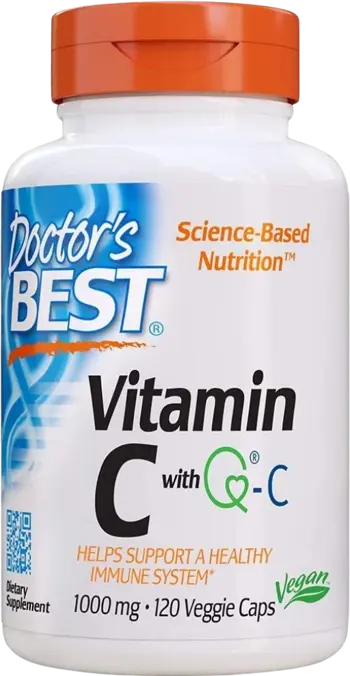 Doctor's Best Vitamin C + Quali™ C 1000 mg Витамин С за имунитет и колаген