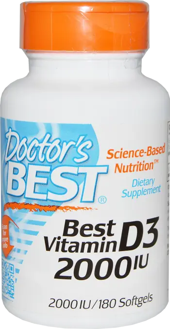 Doctor's Best Vitamin D3 2000 IU За силен имунитет и здрави кости