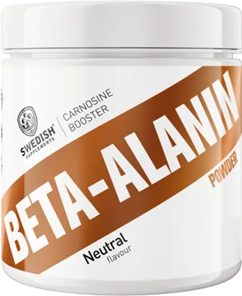 SWEDISH Supplements Beta Alanine Powder Бета Аланин - 300 грама, 75 дози