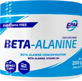 6PAK Nutrition Beta-Alanine Powder Бета Аланин на Прах - 200 грама, 248 дози