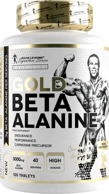 Kevin Levrone Beta-Alanine 1000 мг Бета-Аланин - 120 таблетки, 40 дози