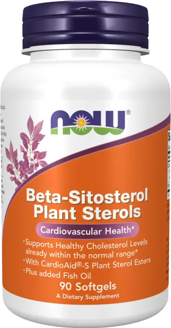 NOW Foods Beta-Sitosterol Plant Sterols Холестерол Формула