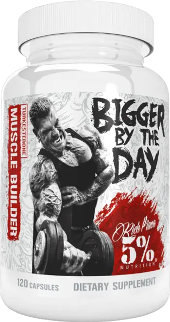 Rich Piana 5% Nutrition Bigger By The Day with Turkesterone Muscle Builder За максимален мускулен растеж и сила