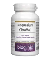 Bioclinic Naturals Magnesium CitraMal 150 мг Магнезий (Цитрат и Малат) - 90 веге капсули, 90 дози