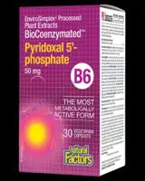 BioCoenzymated P-5-P / Pyridoxal 5-Phosphate B6 50 mg 30 капсули, 30 Дози