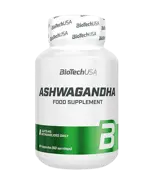 BIOTECH USA Ashwagandha Екстракт от Корен на Ашваганда - 60 капсули, 60 дози