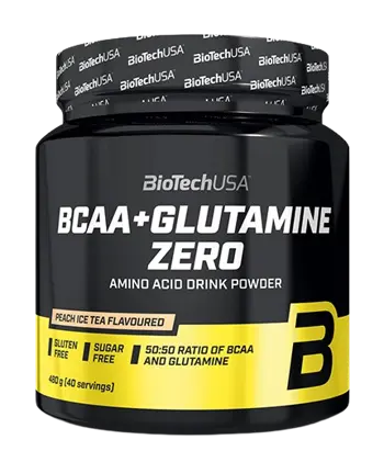 BIOTECH USA BCAA + Glutamine Zero БЦАА с Глутамин - 480 грама, 40 дози