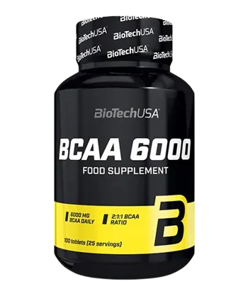 BIOTECH USA BCAA 6000  - 100 таблетки, 25 дози