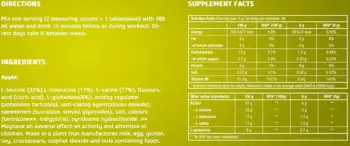 BIOTECH USA BCAA Zero 6000 мг - 360 грама, 40 дози