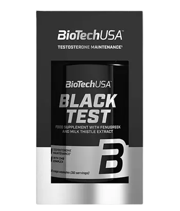 BIOTECH USA Black Test Тестостеронов Бустър - 90 капсули, 30 дози