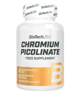 BIOTECH USA Chromium Picolinate 200 ug Хром Пиколинат - 60 таблетки, 60 дози