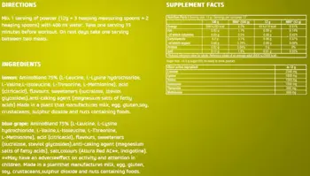 BIOTECH USA EAA Zero 10.7 гр - 350 грама, 25 дози