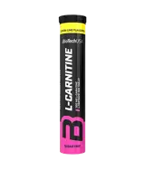 BIOTECH USA Effervescent L-Carnitine 500 мг Ефервесцентни Таблетки Л-Карнитин - 20 таблетки, 20 дози