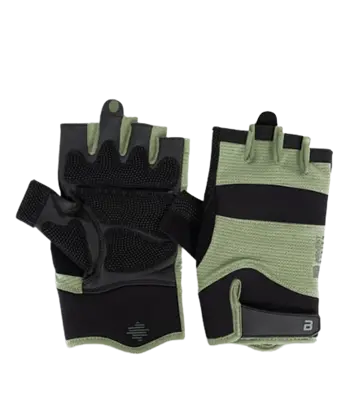 BIOTECH USA JAKE Gloves Green Спортни Ръкавици с Отворени Пръсти