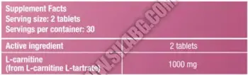 BIOTECH USA Л-Карнитин 500 мг - 60 таблетки, 30 дози