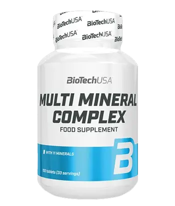 BIOTECH USA Multi Mineral Complex Мултиминерален Комплекс - 100 таблетки, 33 дози