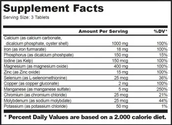 BIOTECH USA Multi Mineral Complex Мултиминерален Комплекс - 100 таблетки, 33 дози