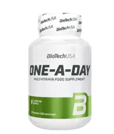 BIOTECH USA One - A - Day (Дневни Мултивитамини) - 100 таблетки, 100 дози
