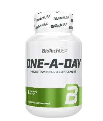 BIOTECH USA One - A - Day (Дневни Мултивитамини) - 100 таблетки, 100 дози