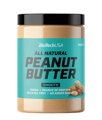 BIOTECH USA Peanut Butter Smooth Натурално Фъстъчено Масло