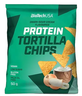 BIOTECH USA Protein Tortilla Chips Протеинов Тортила Чипс - 50 грама, 1 порция