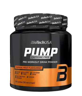 BIOTECH USA Pump Caffeine Free Азотен Бустър без Стимуланти - 330 грама, 30 дози