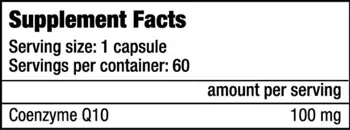 BIOTECH USA Q10 Коензим 100 мг -  60 капсули, 60 дози