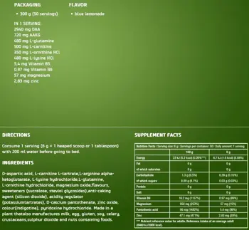 BIOTECH USA TST + GH (Тестостеронов Модулатор с 2850 мг DAA) - 300 грама, 50 дози