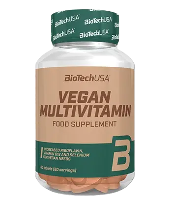 BIOTECH USA Vegan Multivitamin Веган Мултивитамини - 60 таблетки, 60 дози