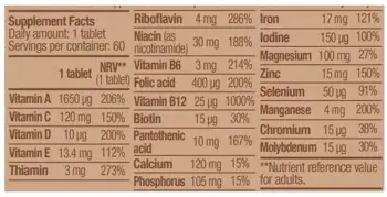 BIOTECH USA Vegan Multivitamin Веган Мултивитамини - 60 таблетки, 60 дози