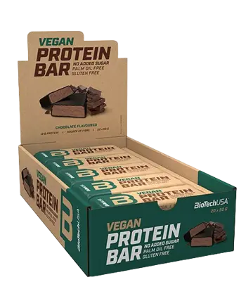 BIOTECH USA Vegan Protein Bar Box Веган Протеинов Бар - 20 x 50 гр