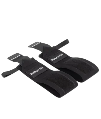 BIOTECH USA Velcro Wrist Brace Black Спортна Лента за Китки с Велкро Закопчаване