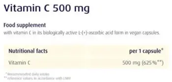 BIOTECH USA ВИТАМИН Ц 500 мг - 120 таблетки за дъвчене, 120 дози