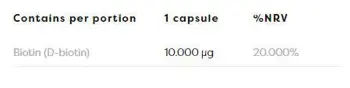 Биотин 10 000 мкг. / Biotin 10 000 mcg