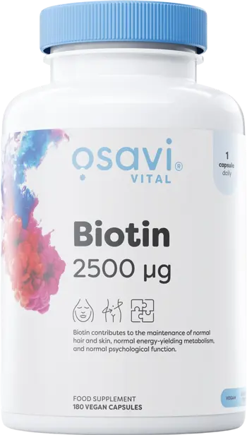 Osavi Biotin 2500 mcg За здрава коса, кожа и нокти