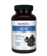 BIOVEA Acai 1000 мг Акай Бери - 120 капсули, 60 дози